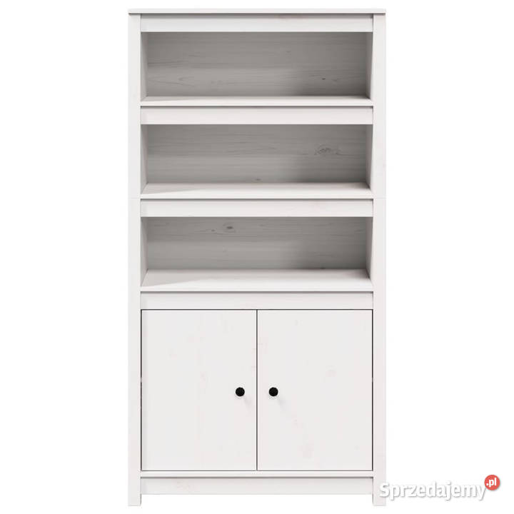 Szafka biała 80x35x154 lite drewno sosnowe Warszawa