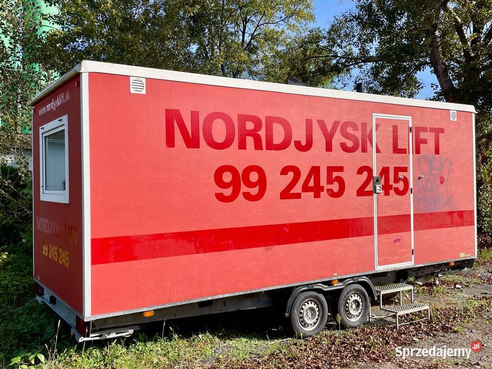 Przyczepa brygadowa socjalna wynajem Wrocław