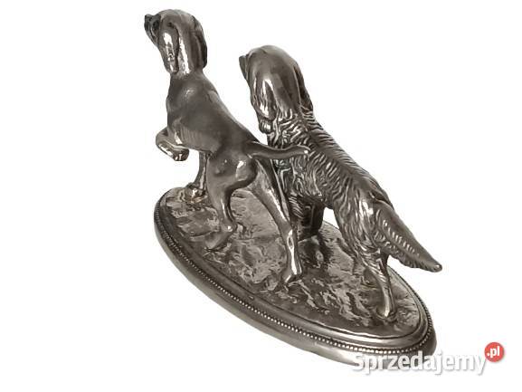Para Psów Myśliwskich figurka metal Rzeszów sprzedam