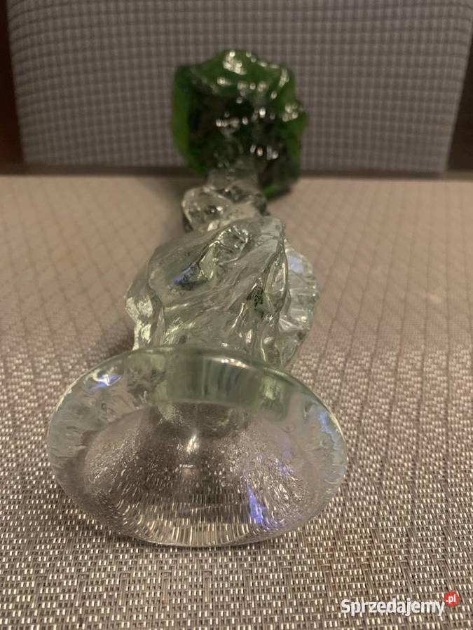 Szklany świecznik Finlandia Radom