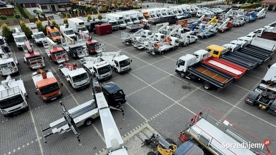 Nissan Cabstar Podnośnik Koszowy 25m KLAAS THEO elektryczne szyby Widełki