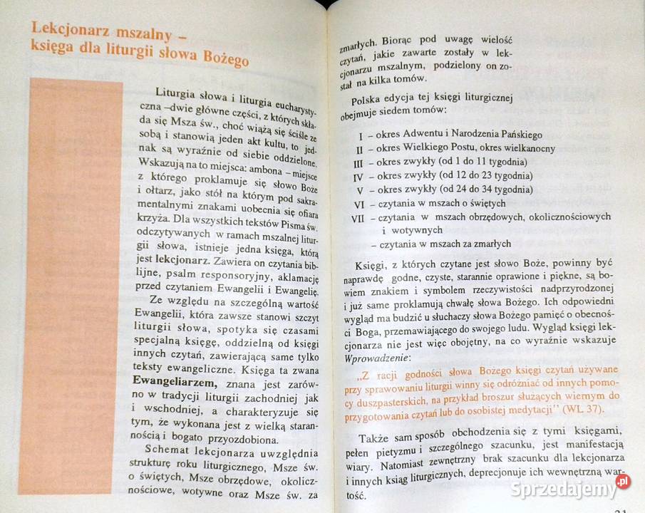 Lektor i jego liturgiczna posługa ks Eugeniusz Książki i Podręczniki Chełm