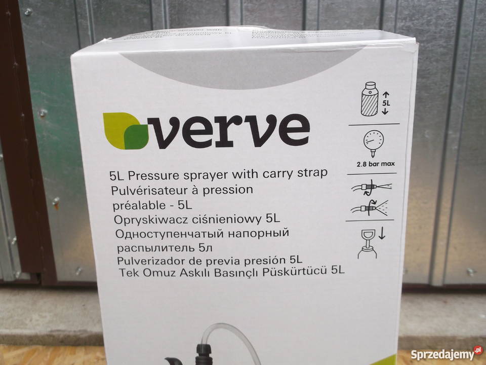 OPRYSKIWACZ CIŚNIENIOWY VERVE 5l Wyrzeka