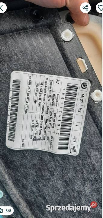 Boczek boczki drzwi skoda octavia 3 lift 2019 zachodniopomorskie sprzedam