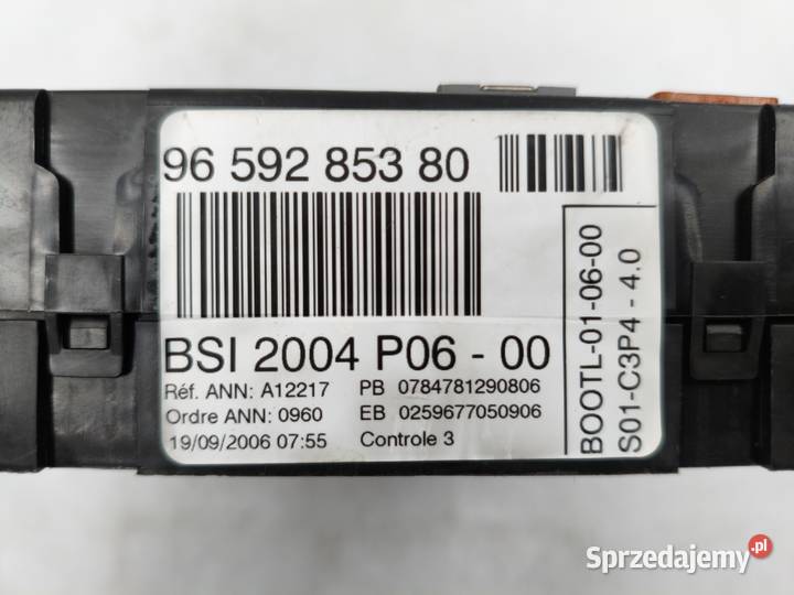 Sterownik Silnika Citroen C3 14 16v KFU Wyszków