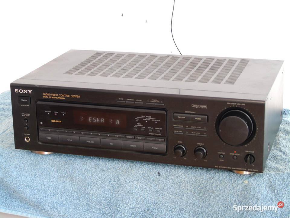 Amplituner Sony STRD665 RDS mocny i sprawny Jasło