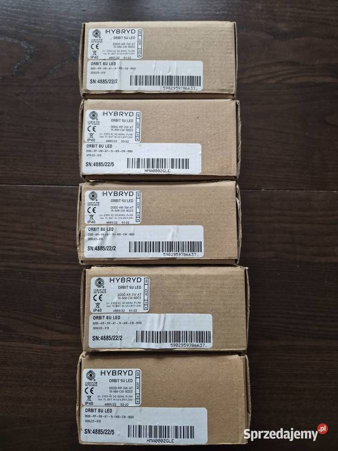 5x Nowa Lampa Awaryjna HYBRYD ORBIT SU LED 3W Pozostałe Kórnik sprzedam