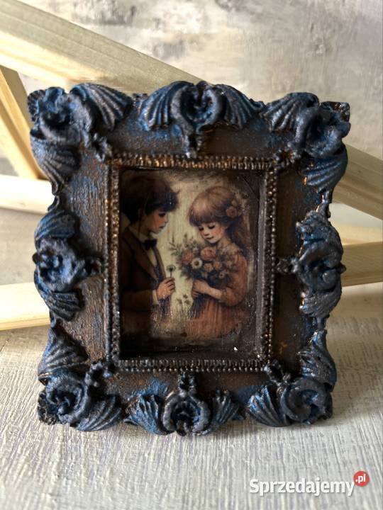 Handmade ramka obrazek vintage Bytom sprzedam