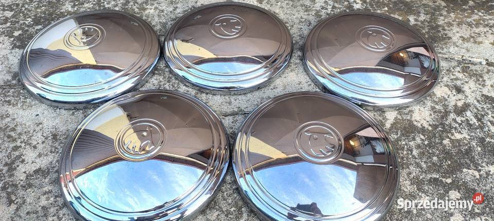 ŁADNE KOŁPAKI DEKLE CHROM SKODA 120 GLS 105 120L Świdnica