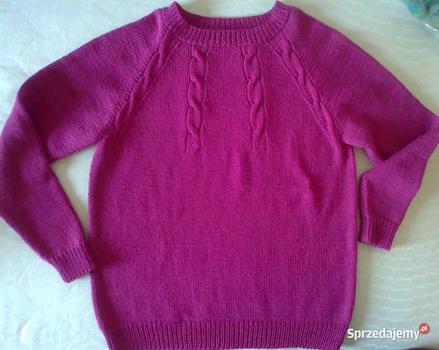 Sweter damski wykonanie na drutach na zamówienie Wrocław sprzedam