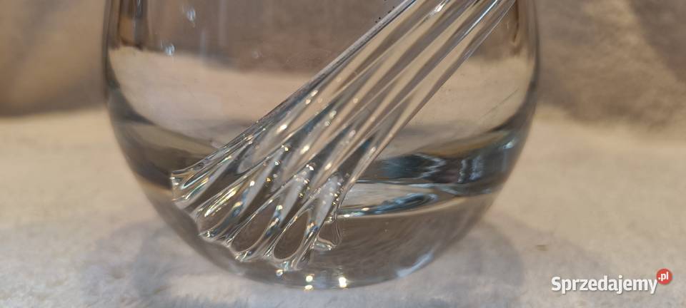 Przepiękna stara stylowa designerska karafka w