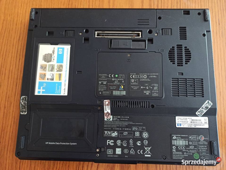 Stary laptop HP z zasilaczem Wieluń