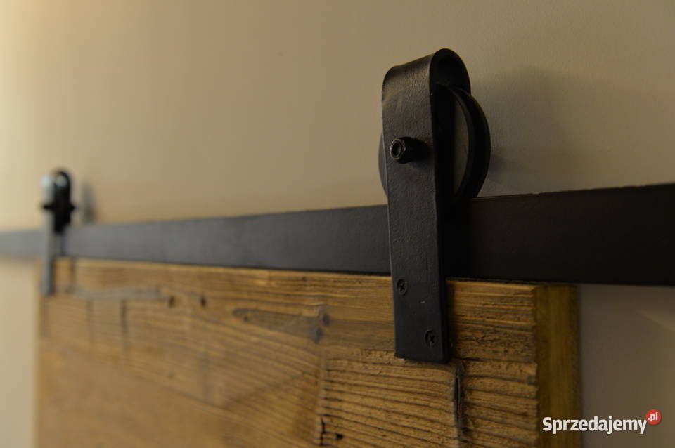 Drzwi przesuwne ze starego drewna na wymiar sprzedam