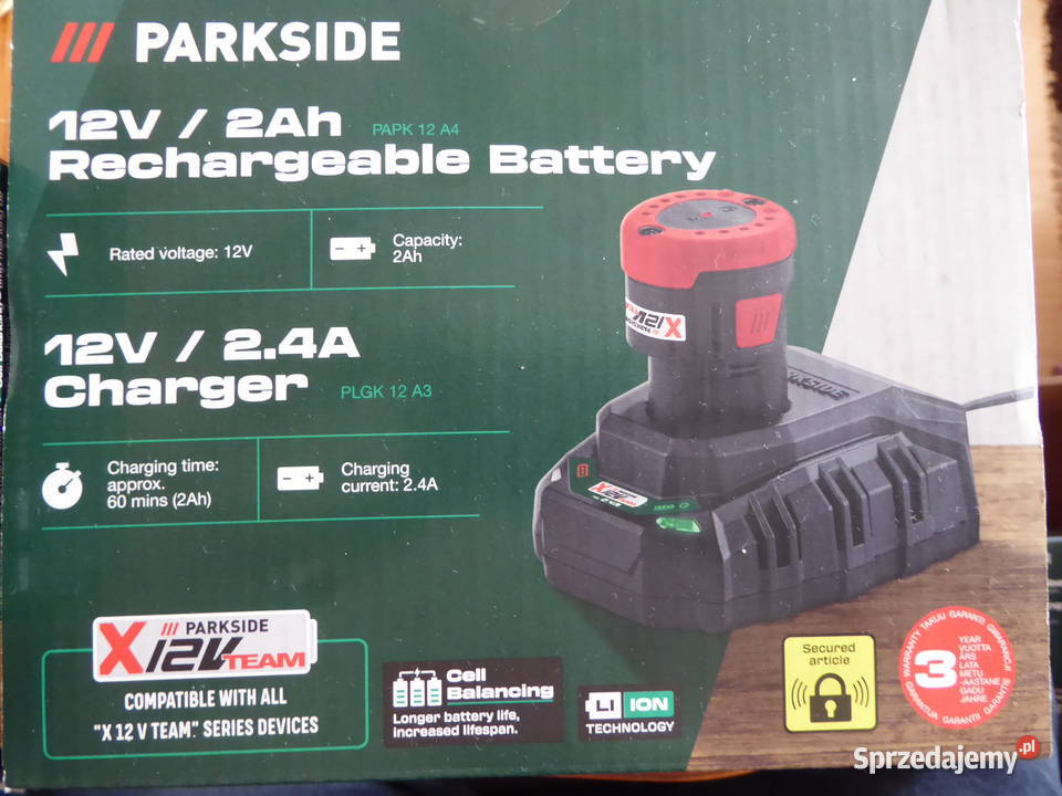 Nieużywana grzechotka 12V54Nm PARKSIDE PAR 12 B1 Olsztyn