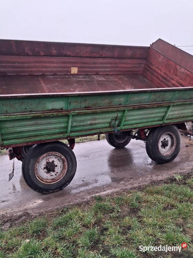 Sprzedam przyczepę d46 wywrotka zarejestrowana Agromasz Przyczepy rolnicze Płock