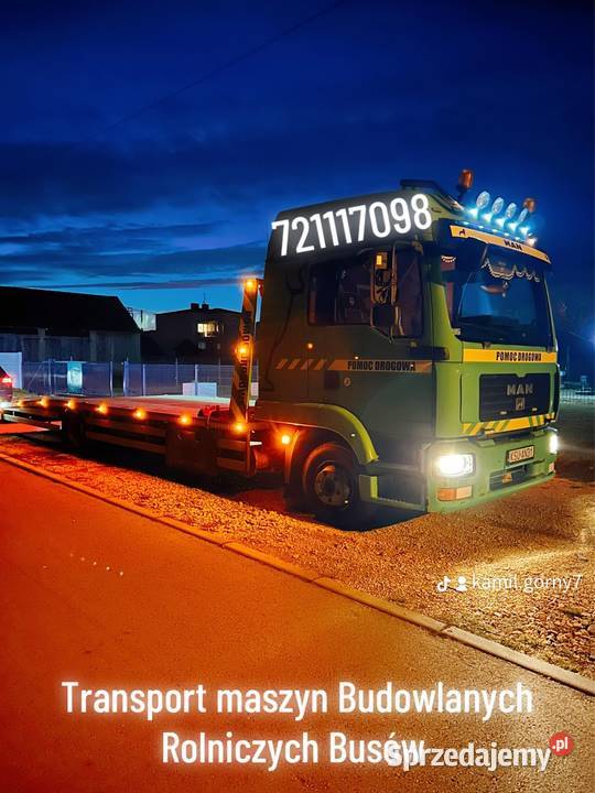 Pomoc Drogowa Laweta Transport maszyn rolniczych Opatów