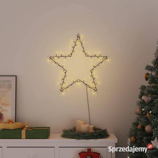 vidaXL Lampki świąteczne gwiazda sylwetka 80 Warszawa