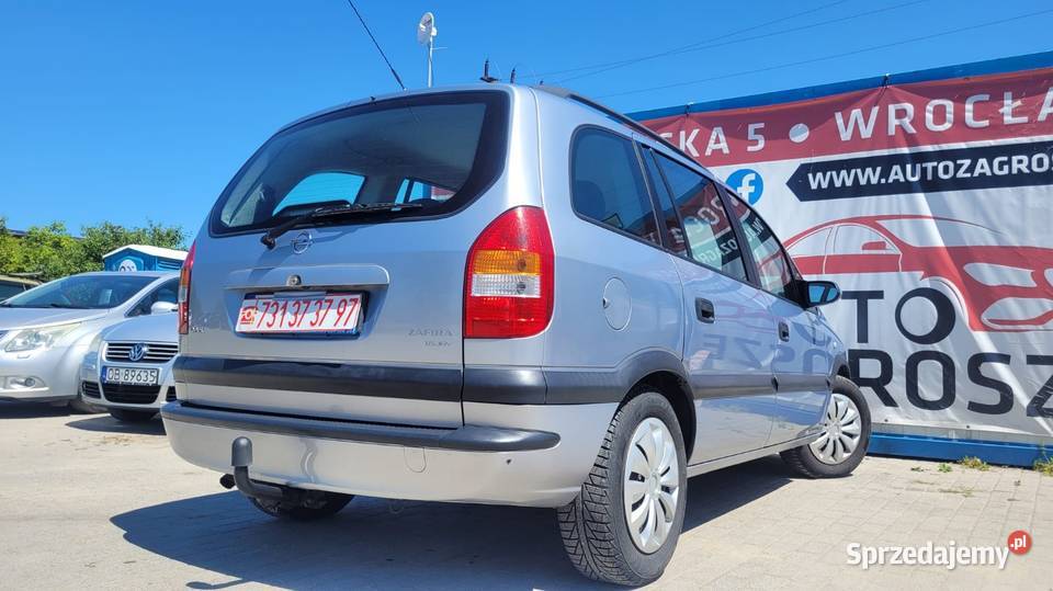 Opel Zafira 16 Benzyna7 Osobowy Klima Hak dolnośląskie Wrocław