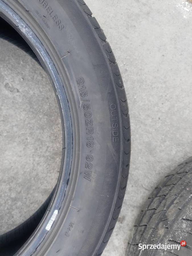 4 x opony letnie 2025 21550ZR18 podkarpackie Tarnobrzeg sprzedam