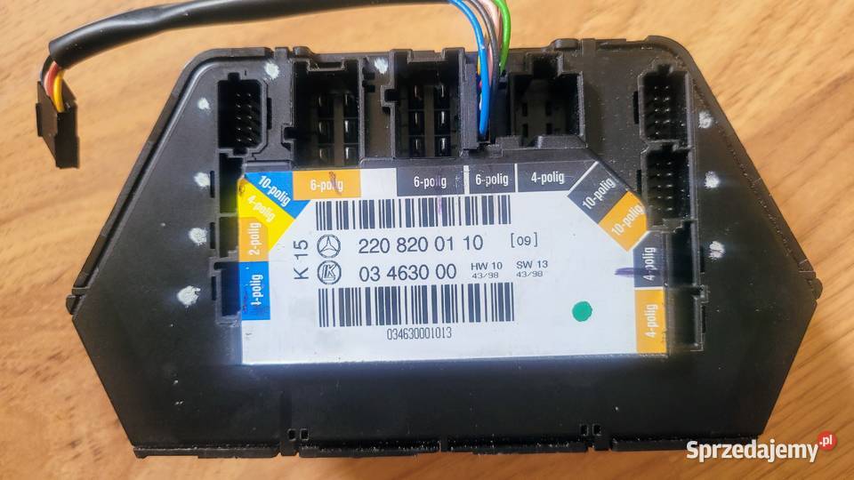 Panel sterowania fotela kierowcy Mercedes S w220 osobowe Osielsko