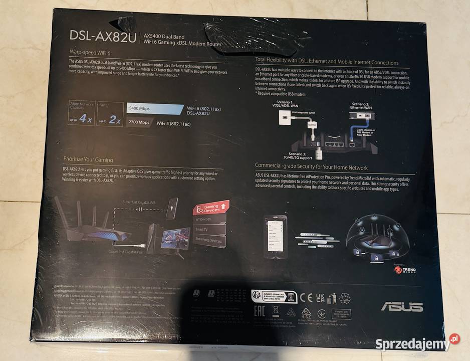 Router ASUS DSLAX82U Warszawa sprzedam