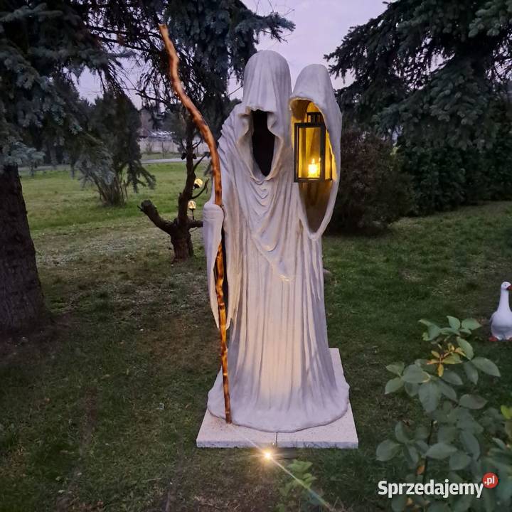 Figury cementowe ozdoby ogrodowe duchy duszki Środa Śląska