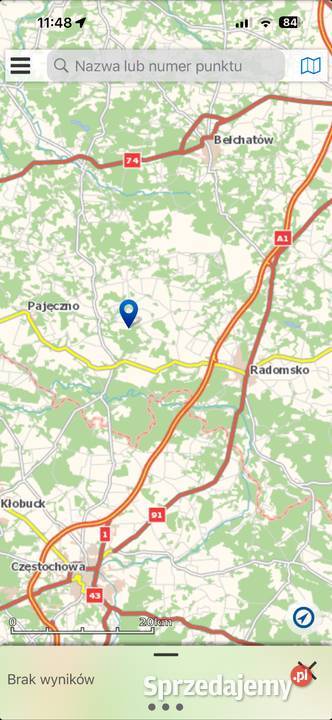 Działka budowlana drodze asfaltowej Sprzedaż