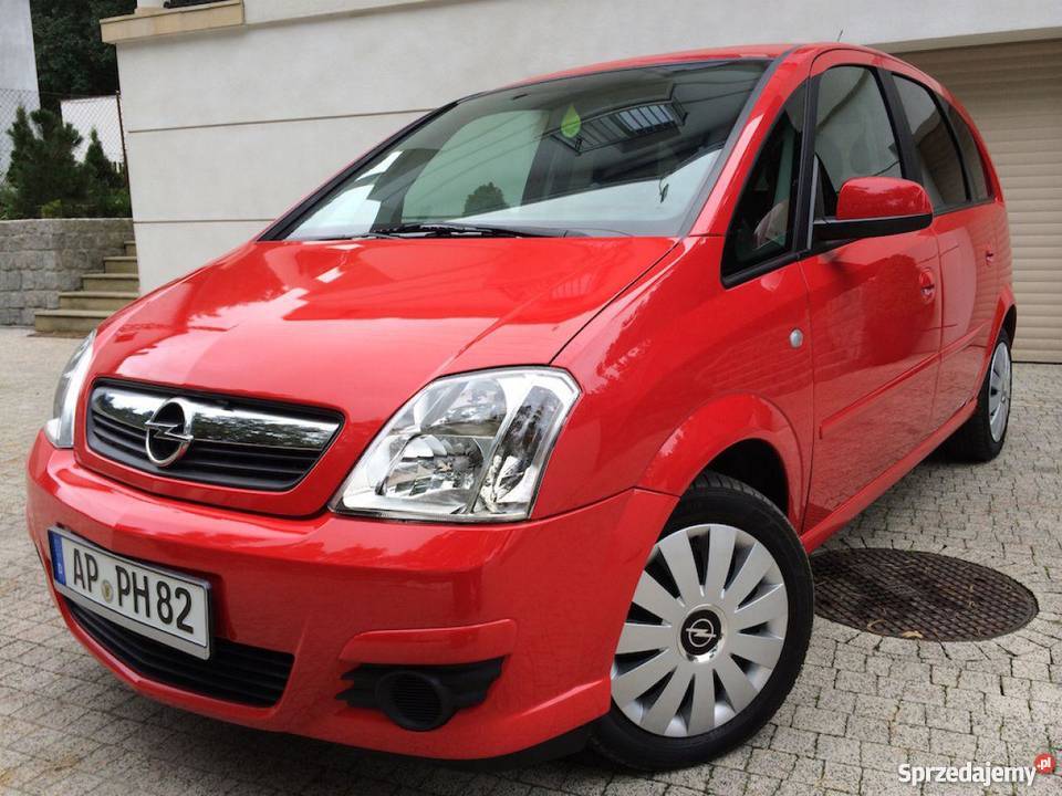 Opel Meriva nieuszkodzony czerwony Sopot