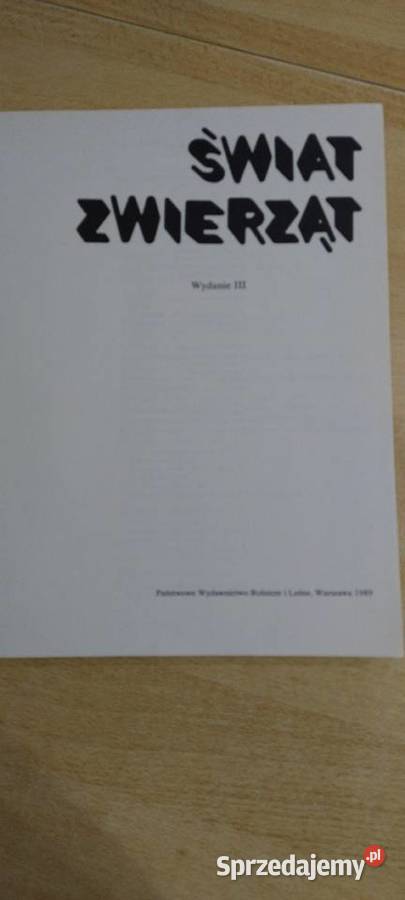 Świat zwierząt Wydanie 3 Poradniki, albumy i reportaże Lublin