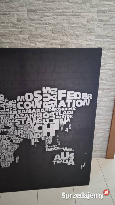 Obraz mapa 150 x 113 canvas
