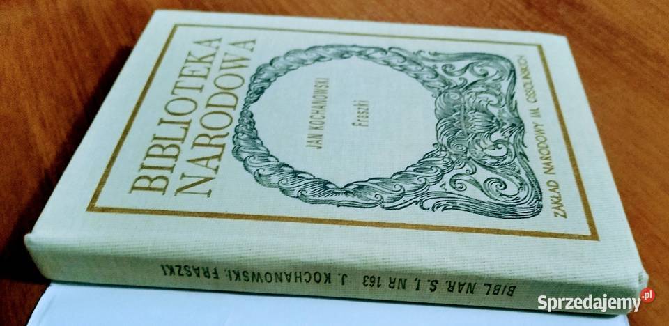 Fraszki Jan Kochanowski Biblioteka Narodowa Proza i poezja