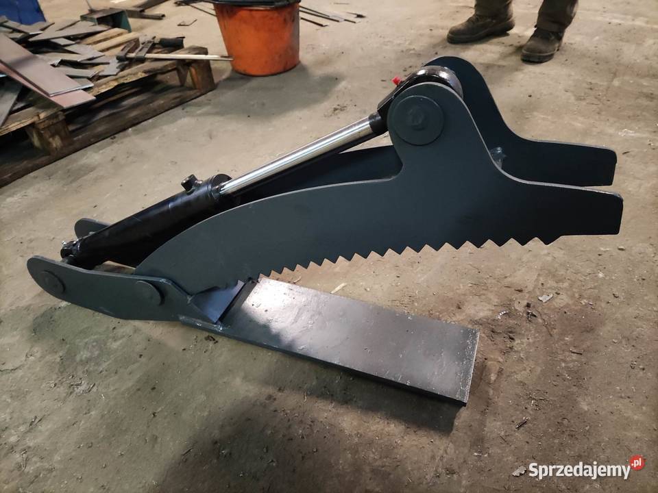 Chwytak hydrauliczny do drewna własna produkcja Busko-Zdrój