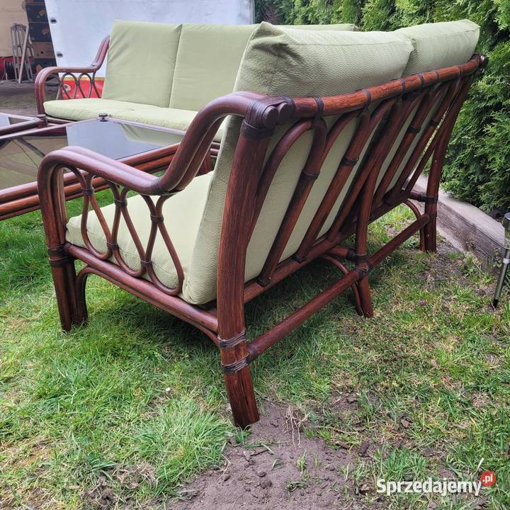 Duży zestaw ogrodowy z bambusa zachodniopomorskie Białogard