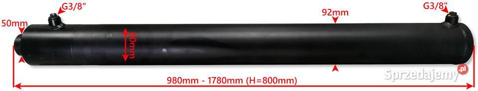 Siłownik Cylinder HYDRAULICZNY SMTG 80x50 SKOK kujawsko-pomorskie Solec Kujawski
