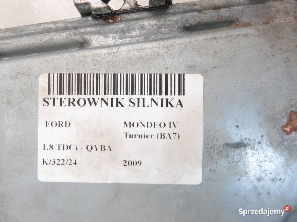 STEROWNIK FORD MONDEO IV 18 TDCi 7G9112A650PH osobowe