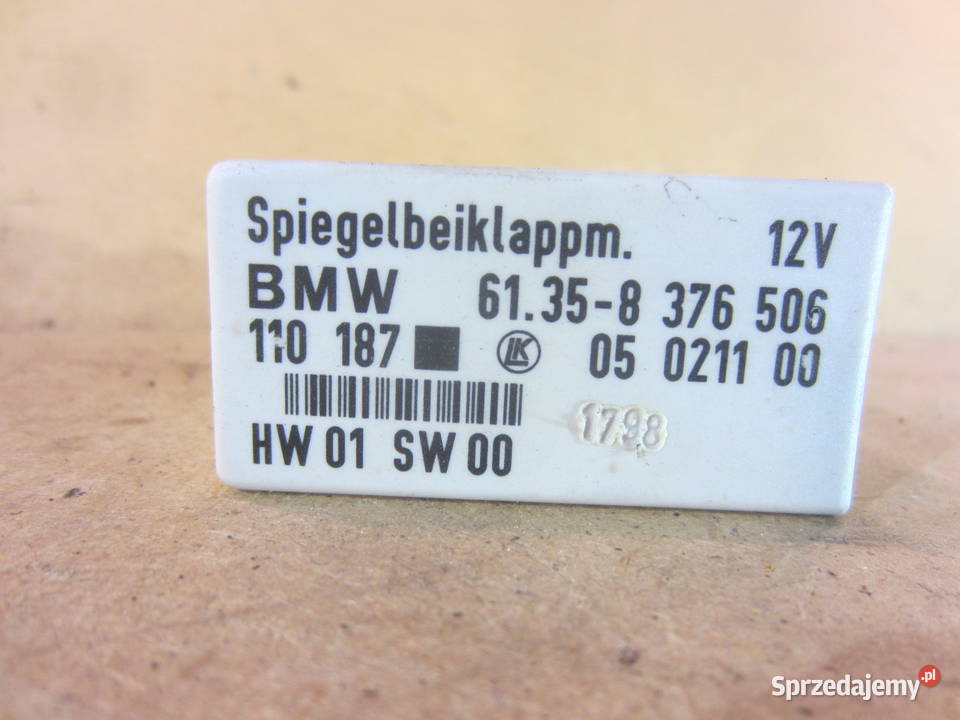 moduł składania lusterek bmw e46 61358376506 zachodniopomorskie Szczecin