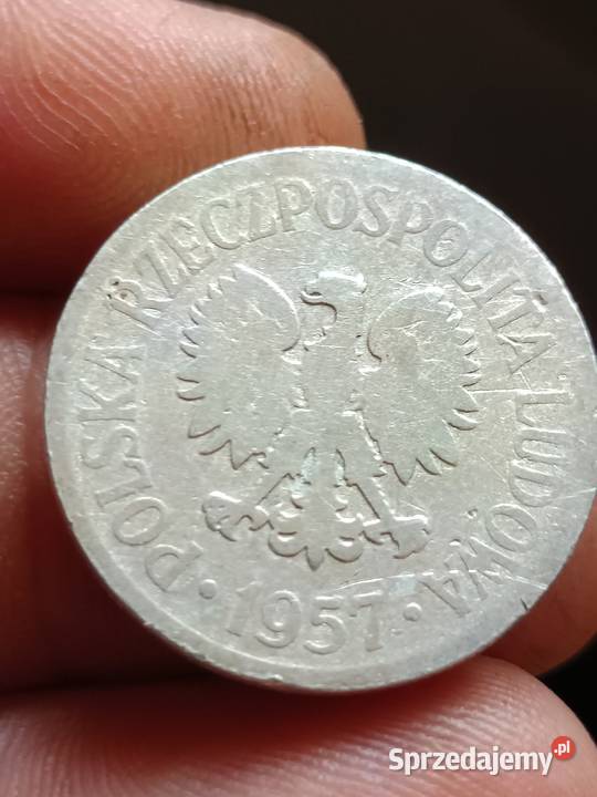 Sprzedam 50 groszy 1957 skretka lekka bvm Chełm