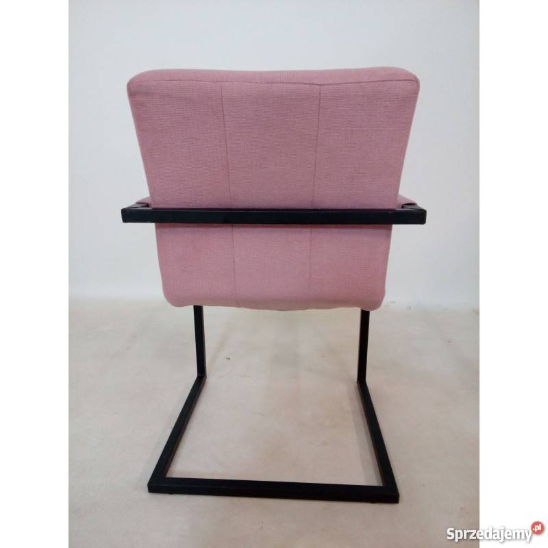Krzesło Denmark na płozie różowe Label51 Opole