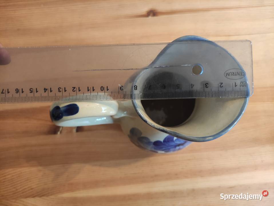 Dzbanek fajans Niemodlin Sosnowiec