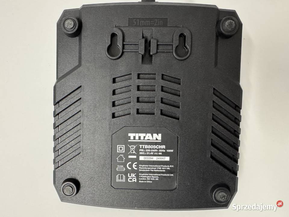 Młotowiertarka akumulatorowa Titan 18V 2J 5Ah Lesieniec