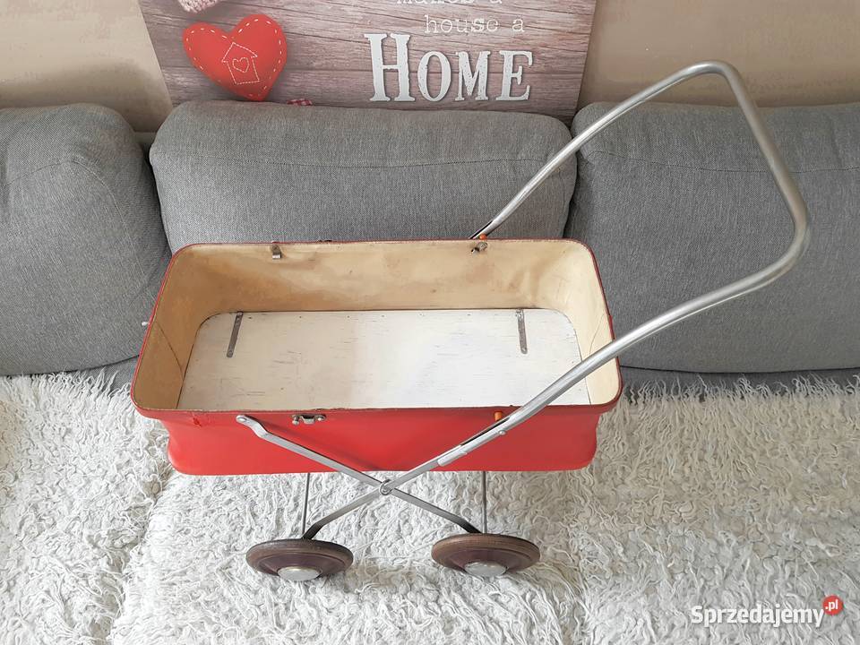 Kwietnik stary wózek lalek PRL retro loft Pozostałe Warszawa