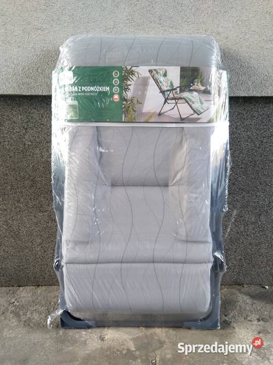 NAJTANIEJ Fotel Ogrodowy z Podnóżkiem Składany z Zabrze