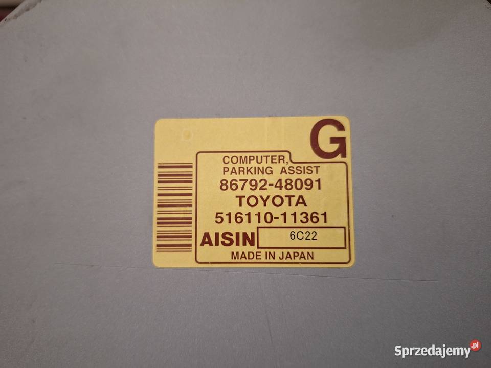 Lexus RX moduł parkowania PDC 8679248091 RX 400h Toruń