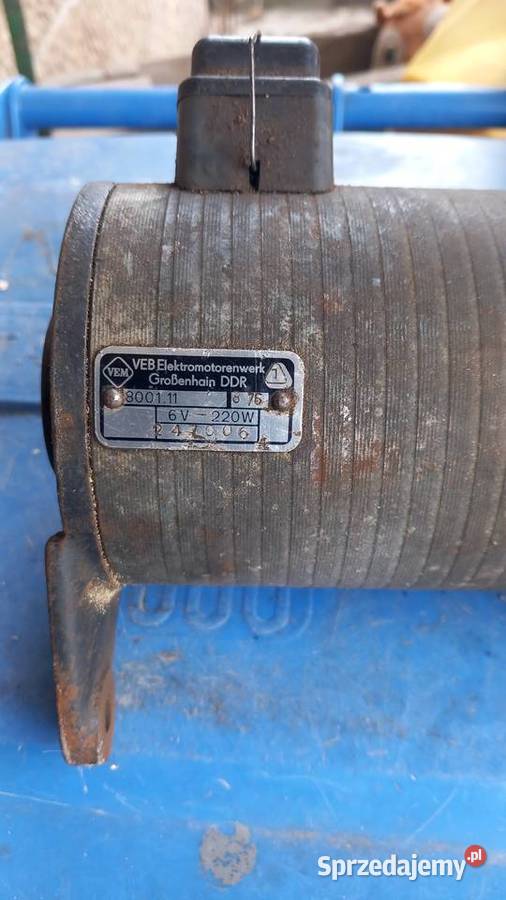 Prądnica DDR niemiecka 6V 200W Trabant Ursus Rożnowa