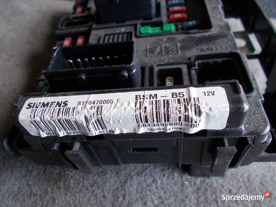 citroen c5 30 v6 02r moduł BSM B5 sterownik Zamość
