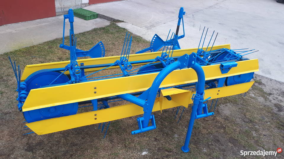 Przetrząsarka zgrabiarka do siana taśmowa Tczów