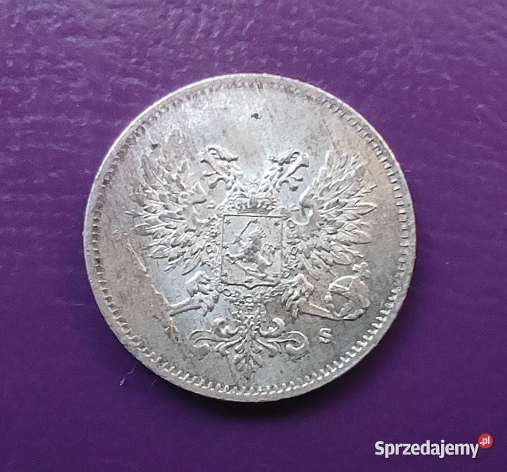 Moneta 25 PENNIA 1917 bez korony CARSKA mazowieckie Pruszków