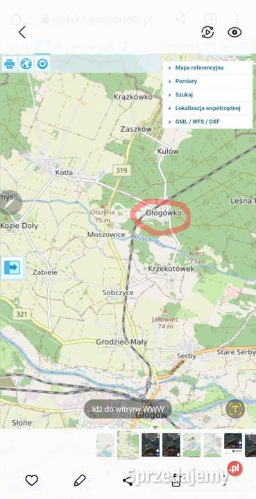 Działka w Głogówko z wydanymi warunkami zabudowy dolnośląskie Głogów sprzedam