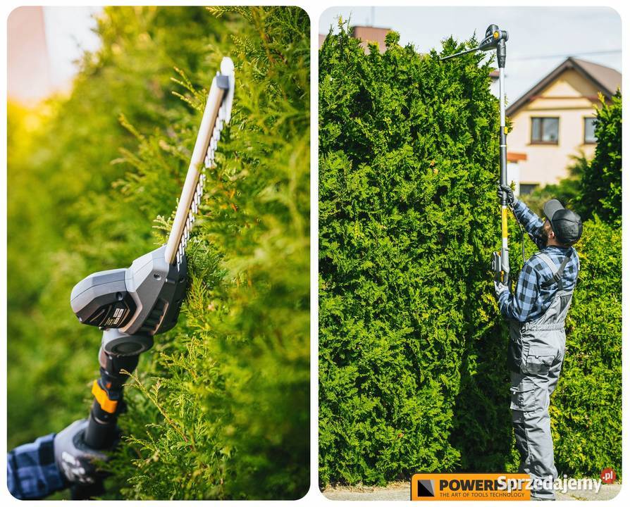 NOŻYCE AKUMULATOROWE DO ŻYWOPŁOTU NA WYSIĘGNIKU sprzedam