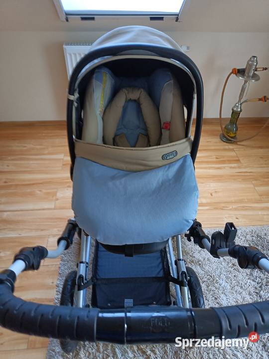 Wózek BEBECAR 3 w 1 gondola fotelik samoch Radom